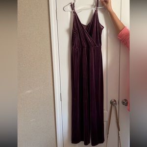 Velvet jumpsuit